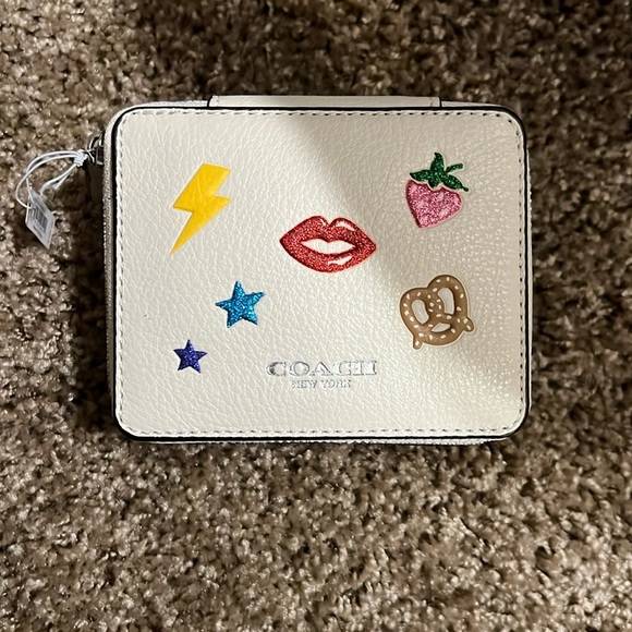 Coach Handbags - Authentic Coach Motif jewelry box.  NWT.